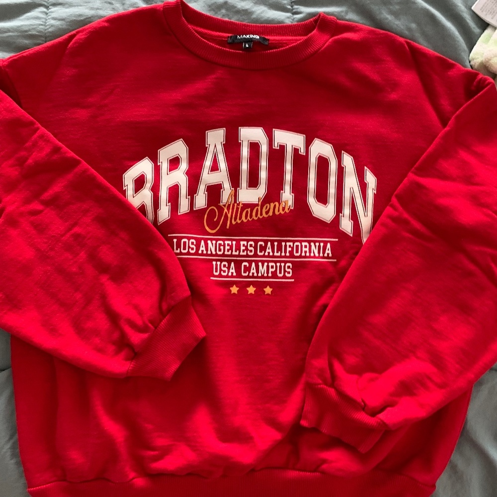 Red hoddie